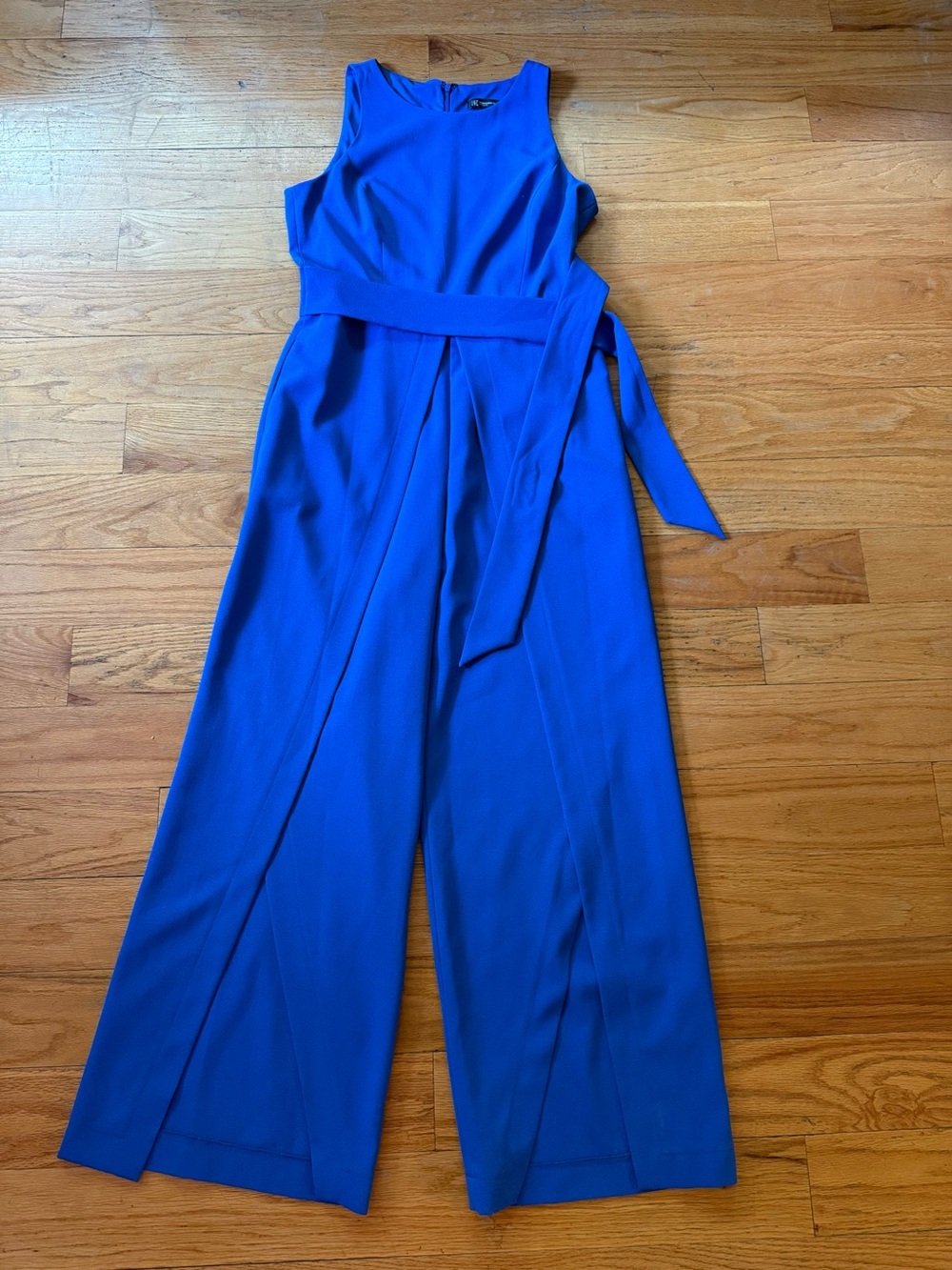 INC International Concepts Sleeveless Wide-Leg Jumpsuit in Cobalt